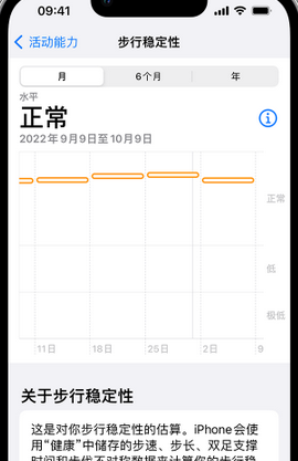 吉水iPhone手机维修如何在iPhone开启'步行稳定性通知'