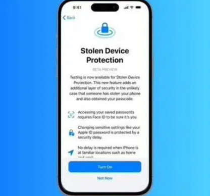吉水苹果授权维修店分享被盗设备保护功能开启方法 