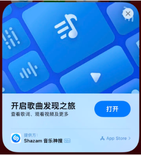 吉水苹果14维修站分享iPhone14音乐识别功能使用方法 