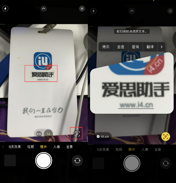 吉水苹果手机维修分享升级iOS 16后如何通过相机翻译文本 