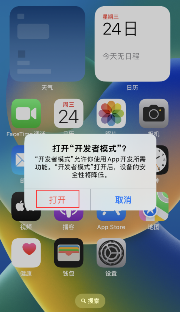 吉水苹果手机维修分享如何打开开发者模式 