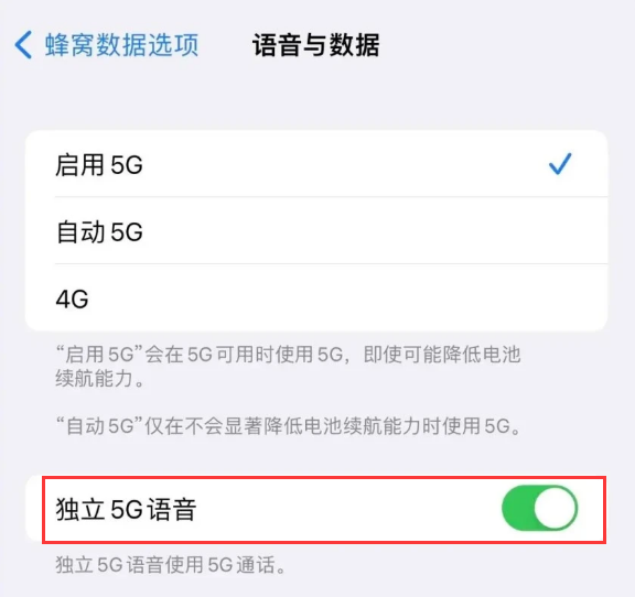 吉水苹果14维修分享iPhone 14 Pro如何开启VoNR 